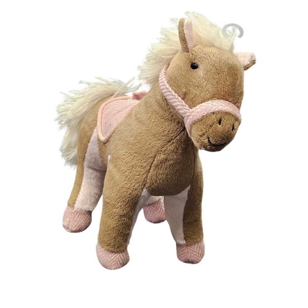 Maison Chic Nellie Tooth Fairy Pillow Horse Pink Saddle Mane Tail Stuffed Animal